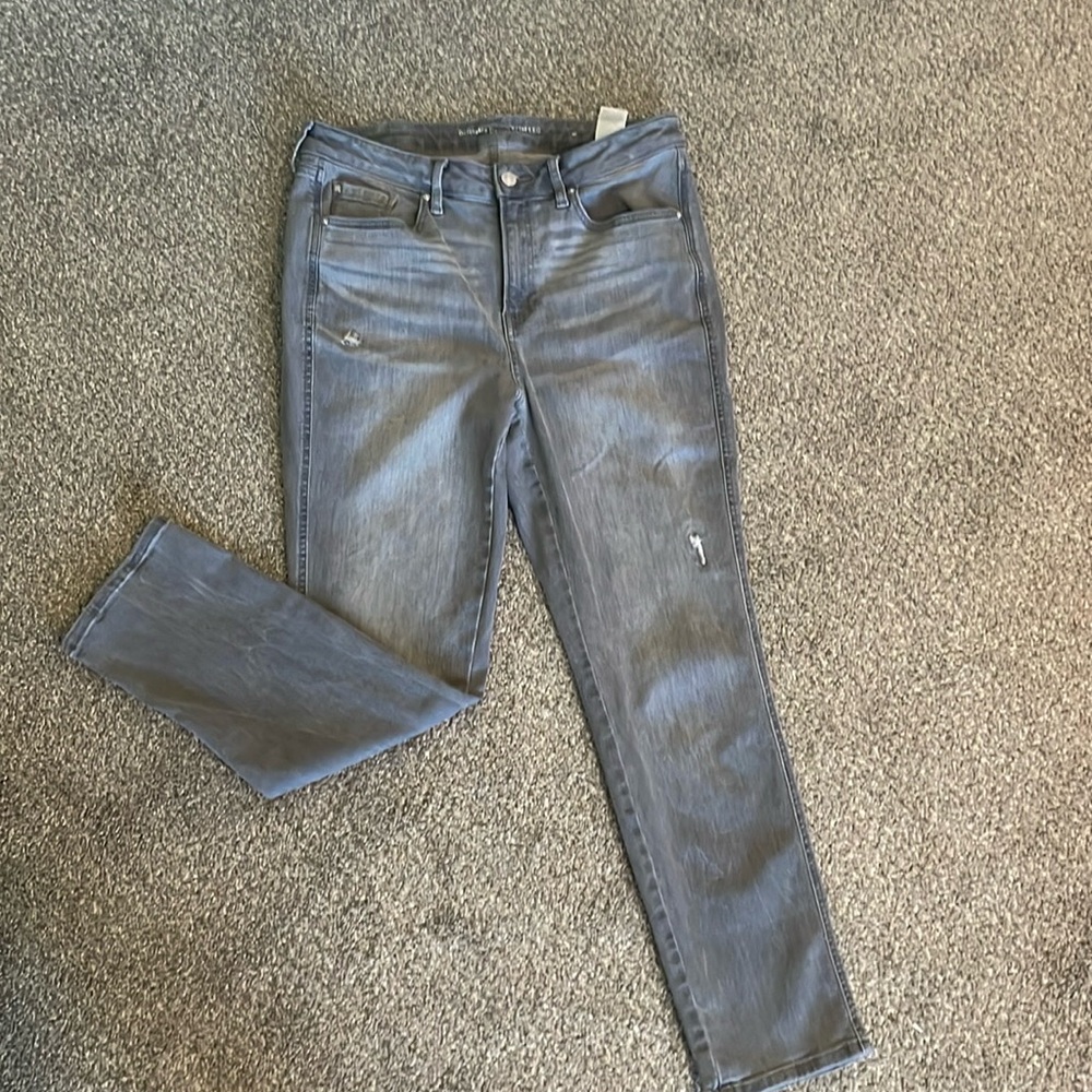 Gray Chico’s jeans